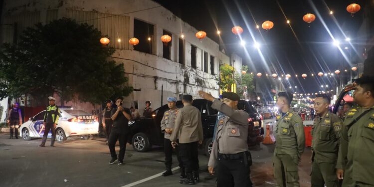 Polres Pelabuhan Tanjung Perak Gelar Patroli Stasioner Cipta Kondisi, Pastikan Surabaya Utara Aman