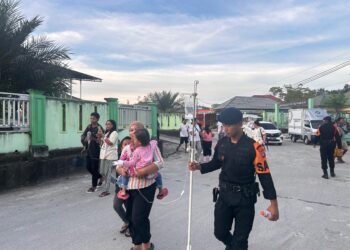 Polri Cepat Tanggap Layani Masyarakat Tarakan Pasca Gempa Susulan