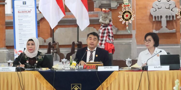 Kanwil Kemenkum Bali Terima Kunjungan Kerja Komite I DPD RI Bahas Pengawasan UU Agraria dan Peran Notaris