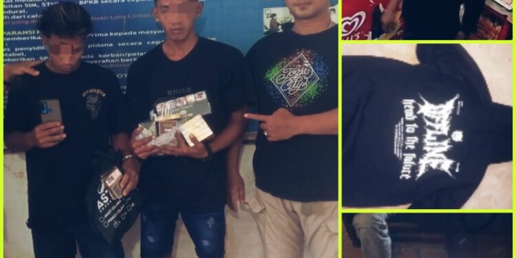 Polsek Tambak Amankan Dua Pelaku Curat Toko di Telukjati Dawang Gresik
