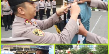 Tekan Angka Laka Lantas, Polres Pelabuhan Tanjung Perak Laksanakan Apel Gelar Pasukan Operasi Zebra Semeru 2025