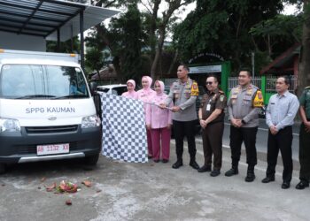 Kapolres Blitar Kota Launching SPPG Di Kelurahan Kauman