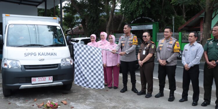 Kapolres Blitar Kota Launching SPPG Di Kelurahan Kauman