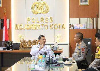 LAPAS MOJOKERTO PERKUAT KOORDINASI DAN SILATURAHMI DENGAN POLRES MOJOKERTO KOTA