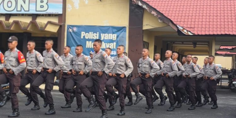 Healing Ala SPN Polda Jatim Senam Tabola Bale Strategi Jaga Kesehatan Siswa Diktukba Polri