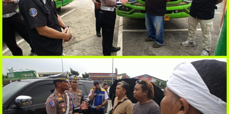 Polantas Menyapa : Operasi Zebra Semeru PJR Polda Jatim Beri Edukasi Tertib Lalin