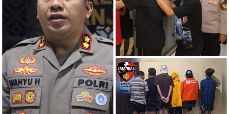 Polres Pelabuhan Tanjung Perak Tangkap Geng Remaja Bersajam yang Begal Motor Di Bulak Surabaya