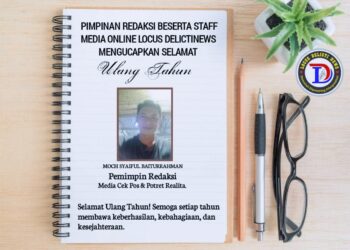 Abdul Munif Pimpinan Redaksi Locus Delicti News Mengucapkan Selamat Ulang Tahun Buat Moch Saiful Baiturrahman
