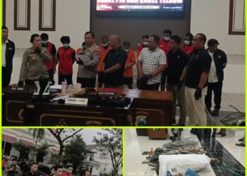 Polrestabes Surabaya Gulung Sindikat Pencurian Kabel PJU Dan Telkom Begini Modus Dan Motifnya