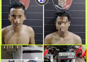 Polsek Gubeng Berhasil Ungkap Pelaku Curanmor, 2 Orang Diringkus 2 Melarikan Diri,Begini Kronologi Nya