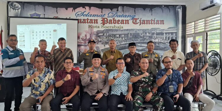 Rapat Koordinasi Pengamanan Nataru 2025–2026 di Pabean Cantikan, Polsek Tekankan Sinergitas Dan Kesiapsiagaan