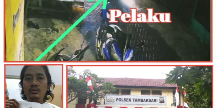 Jaenal Abidin Pekerja Sebagai Kurir Meminta Kepada Polsek Tambaksari Segera Tangkap Pelaku pencuri Motor Miliknya